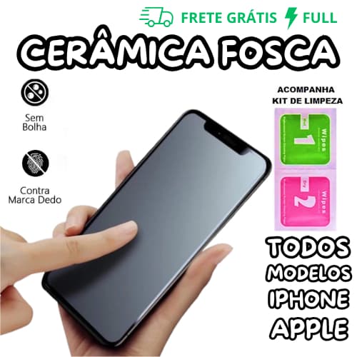 PELÍCULA DE CERÂMICA FOSCA PARA IOS