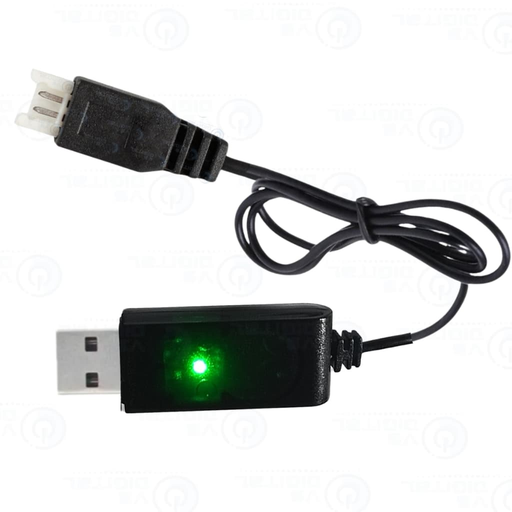 Carregador  para baterias lipo de drones portátil XH 1x1 1s 3,7v com Led Indicador