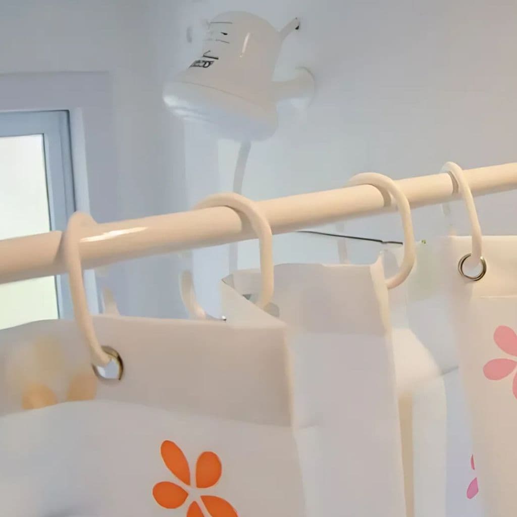 Cortina para Box Banheiro Cortina Box em PVC Vinil Para Banheiro Anti Mofo com Ganchos