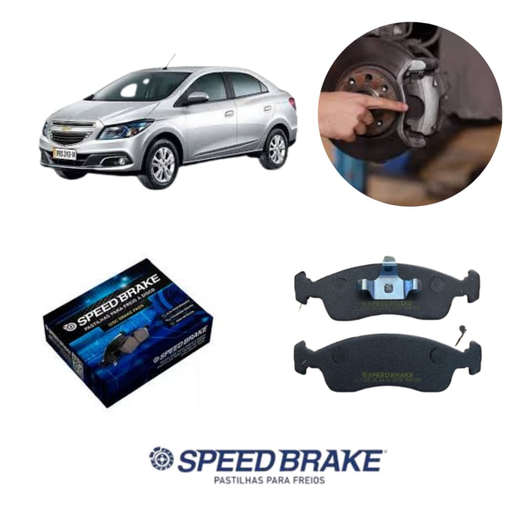 Pastilhas De Freio Gm Prisma 1.0 e 1.4 2012>2019
