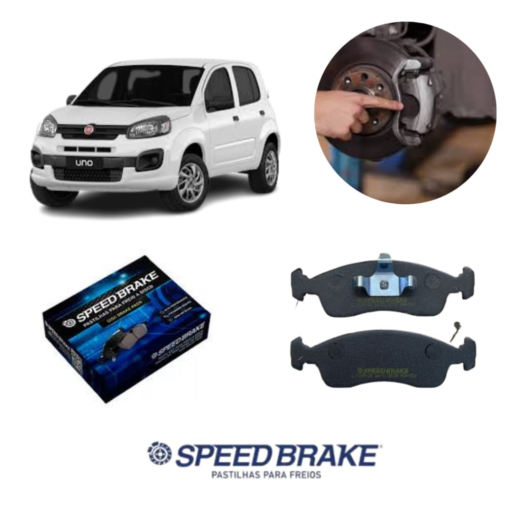 Pastilhas De Freio Uno Novo 1.0 e 1.4 2010>