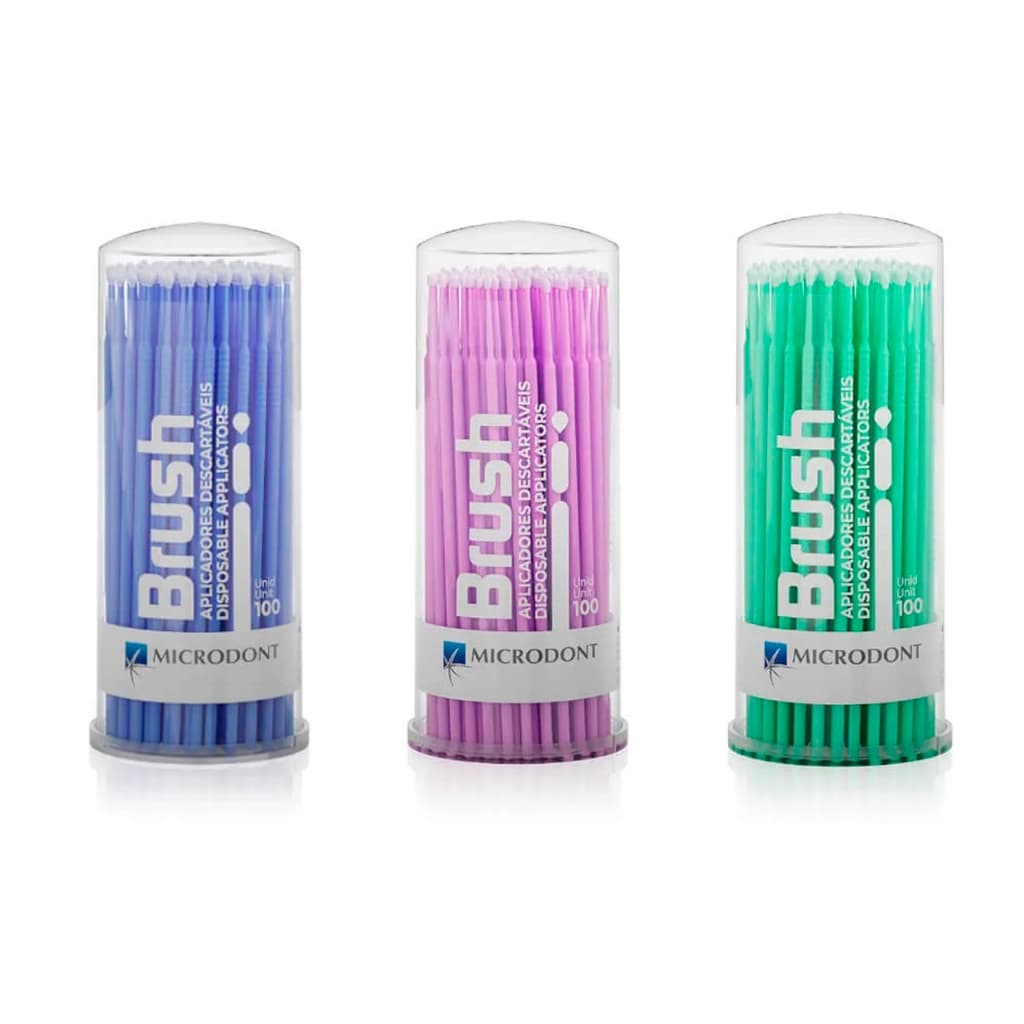 Micro Aplicador Odontológico Microdont Brush - Escolha O Tamanho