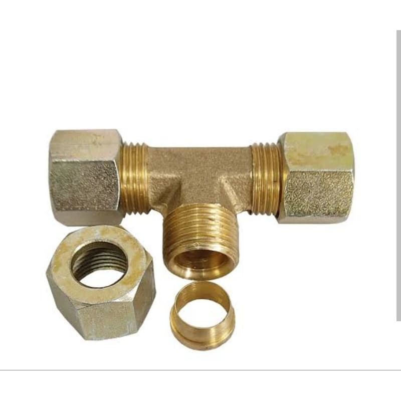 Conexão União Emenda Tee 3/16 Tubo Cano Freio Traseiro Adaptação Todos Carros Vans Utilitários Todas Marcas Geral