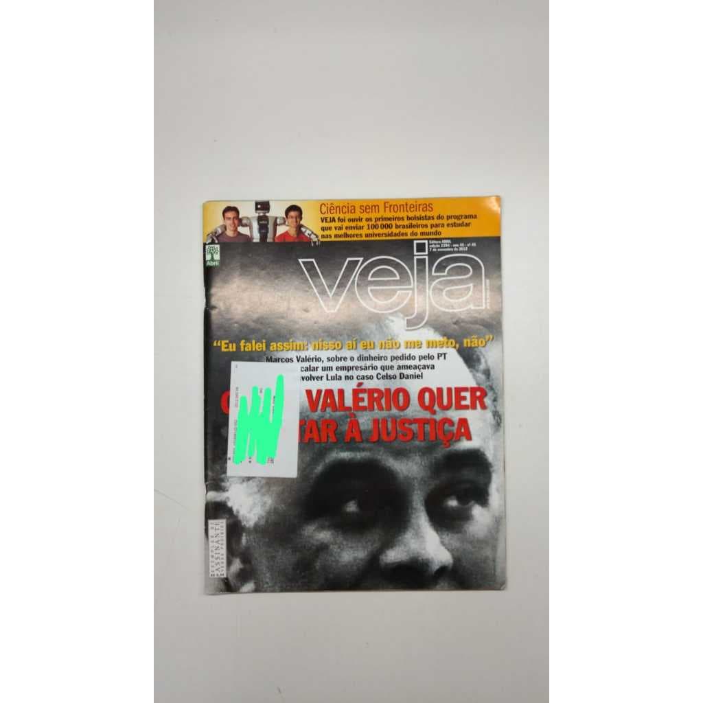 Revista Veja 2294 Ciencia Sem Fronteiras Marcos Valério Justiça Lula Celso Daniel 15687