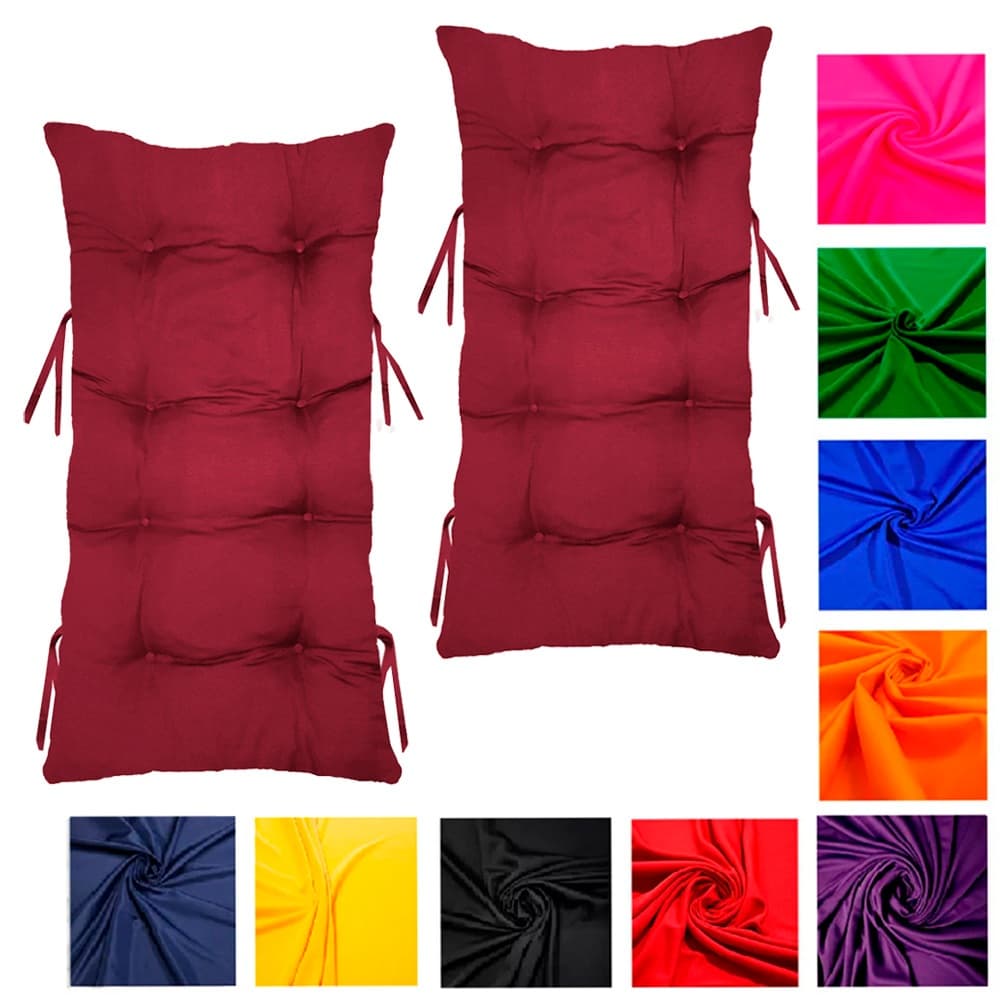 2 Almofadas Decorativas Cheias 100x50 Ideal Para Varandas E Áreas Externas