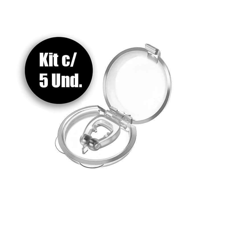 Clipe Nasal Dispositivo Anti Ronco - Clips Dilatadores Nasais Magnéticos para Melhorar o Sono