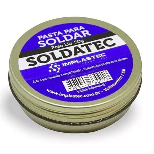 Pasta Para Soldar Pote 50g Soldatec Implastec