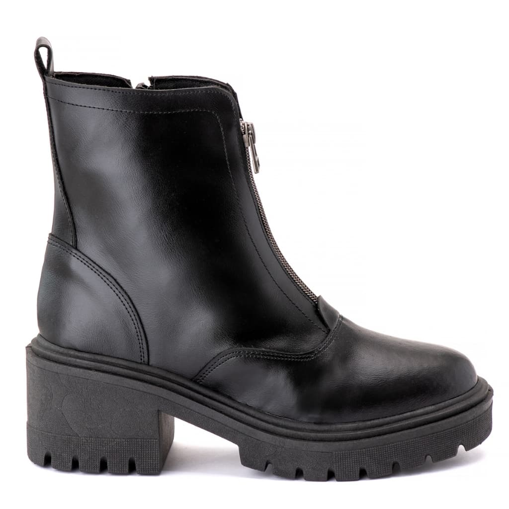 Bota Feminina Sintético com Zíper,  Sola Microexpadida Leve