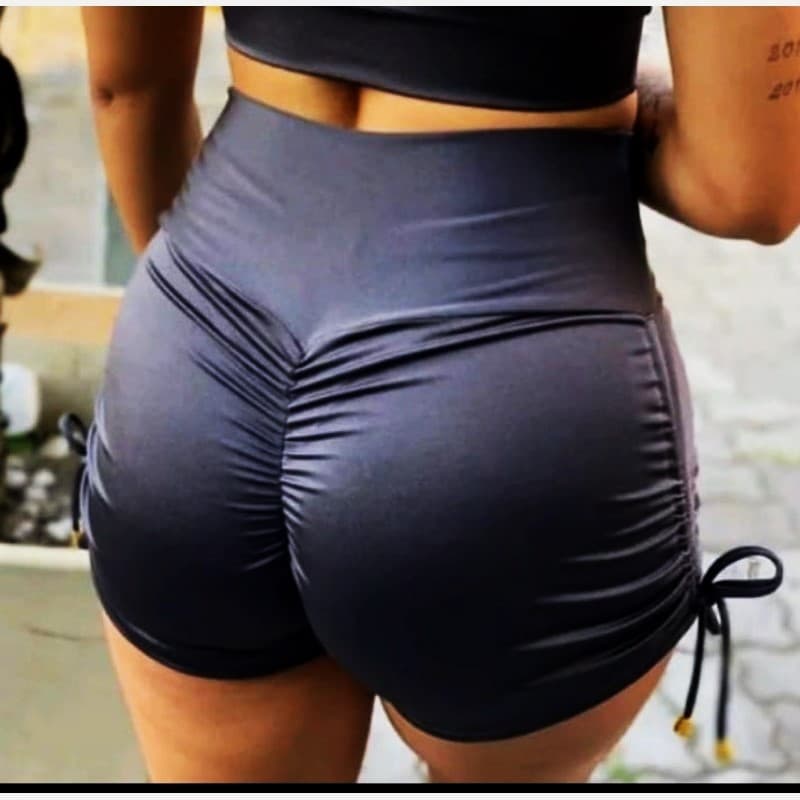 short feminino levanta empina bumbum cintura alta praia piscina CD 900