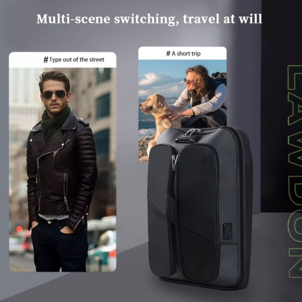 Mochila Anti-Roubo Mochila Laptop impermeável, Escola de Negócios Trabalho Diário