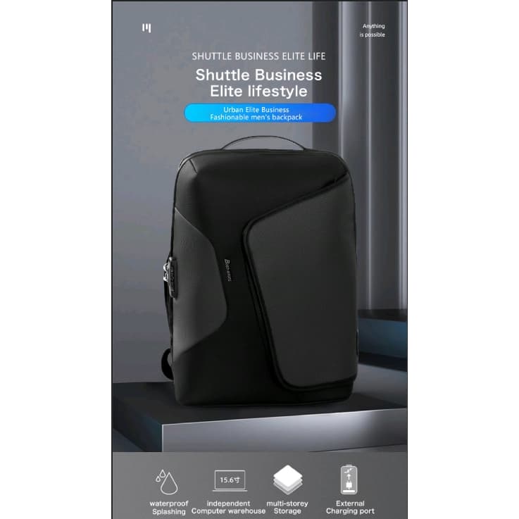 Mochila Anti-Roubo Mochila Laptop impermeável, Escola de Negócios Trabalho Diário