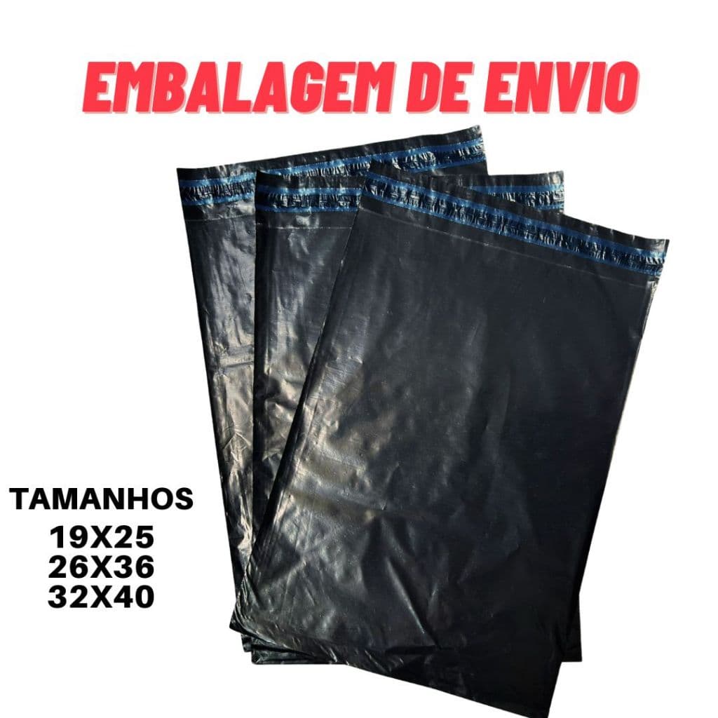 100 Unidades Envelope De Segurança Aba Adesiva Embalagem Correio Ecommerce Saco Adesivado