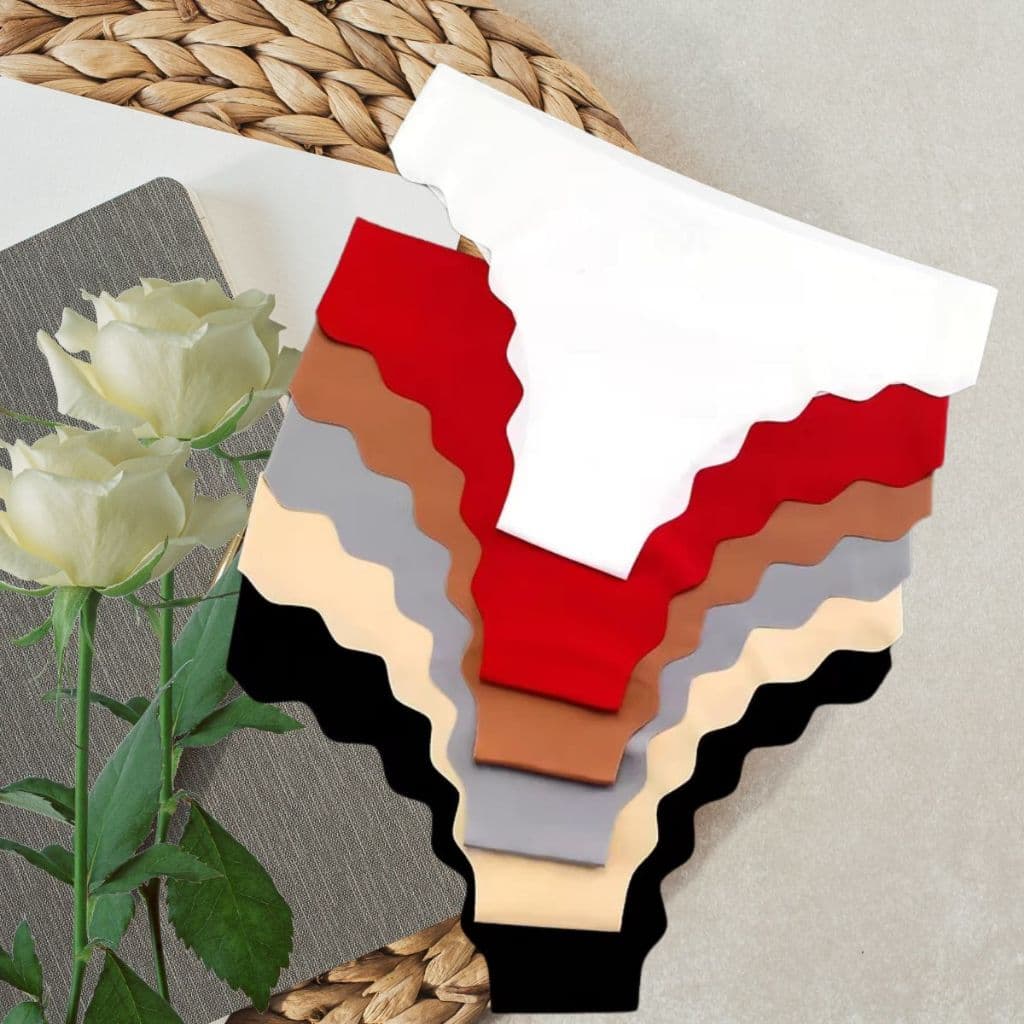 3-5-10 Calcinha Sem Costura Corte a Laser Tanga Confortável Lingerie Invisível