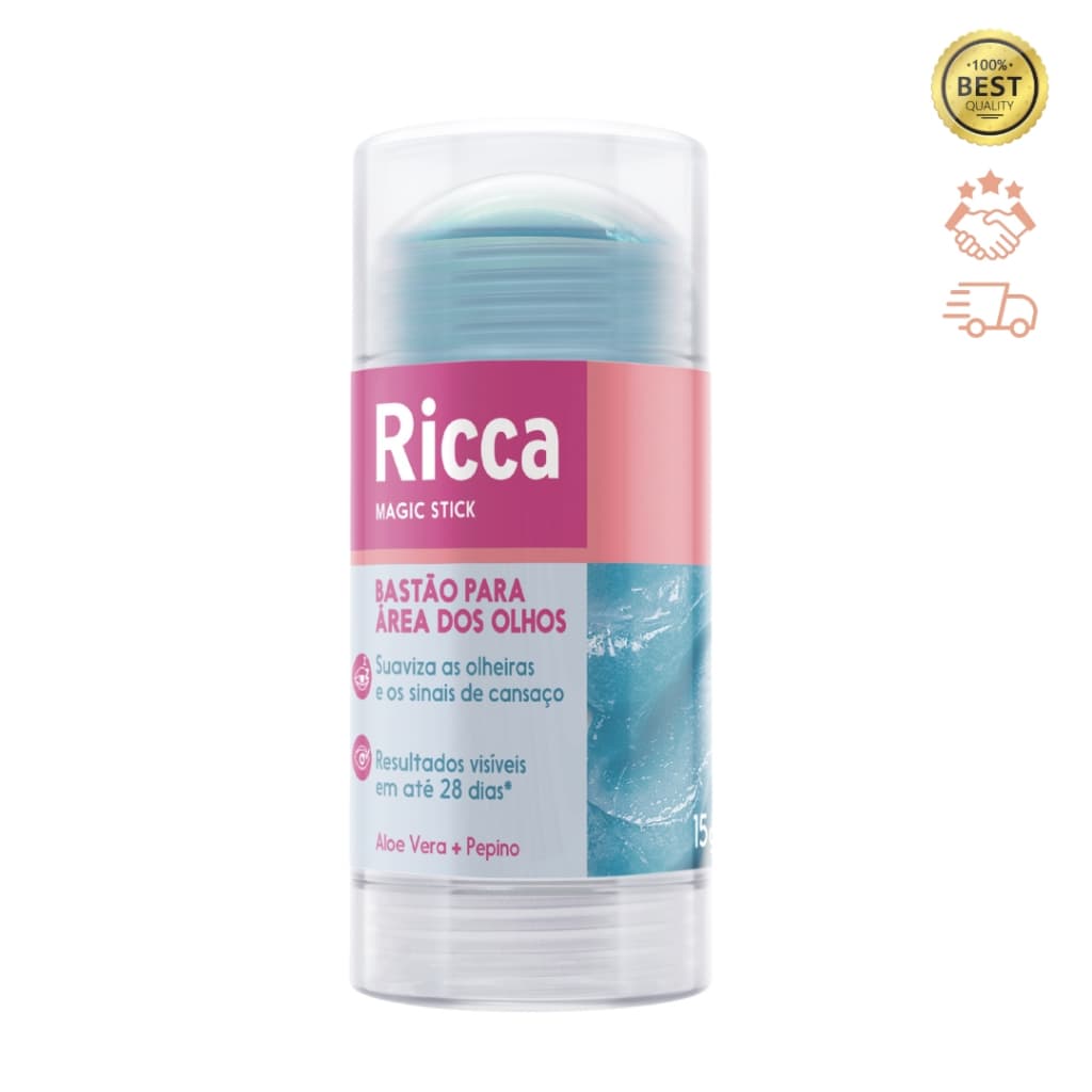 Bastao Area Dos Olhos Ricca Anti Olheiras Efeito Geladinho - Ricca