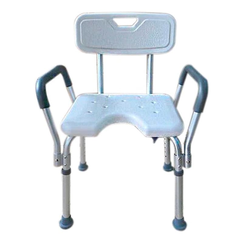 Banco Banqueta para Banho com Abertura Frontal E Barra De Apoio