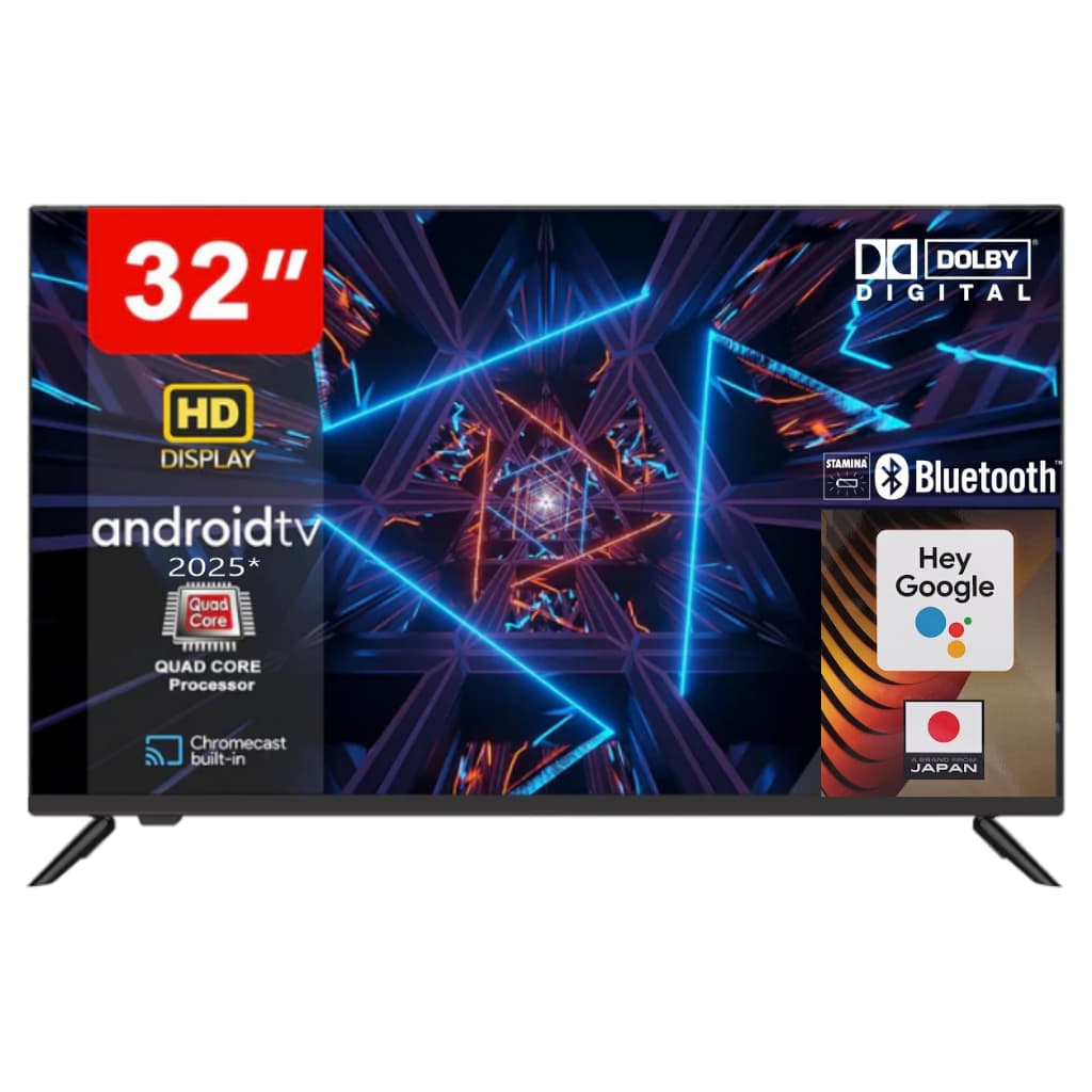 Tv Smart 32 Polegadas Cinema com Wifi Promoção Android TV Bluetooth Chromecast - Lançamento 2026