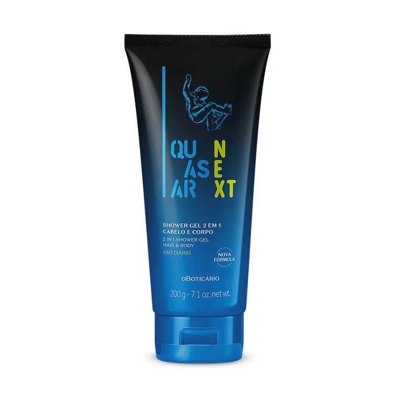 Shower Gel Infantil 2 em 1 Cabelo e Corpo Quasar Next 200g