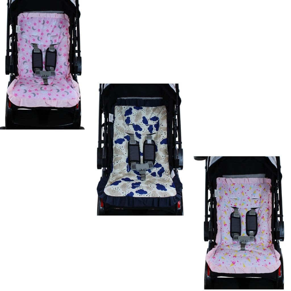 Capa Para Carrinho MT Acolchoado Macio Menino Menina