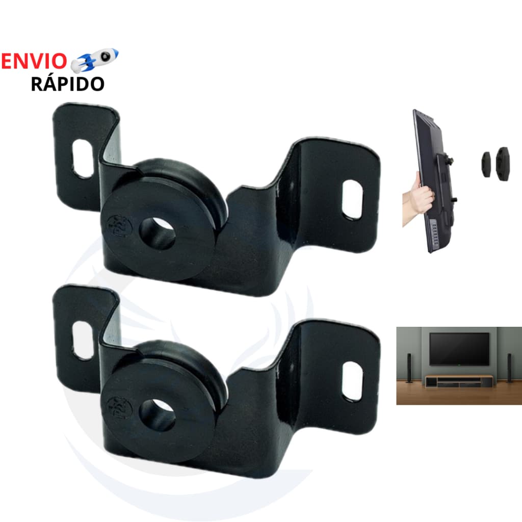 Suporte para TV de 10" à 85" suporta até 80kg
