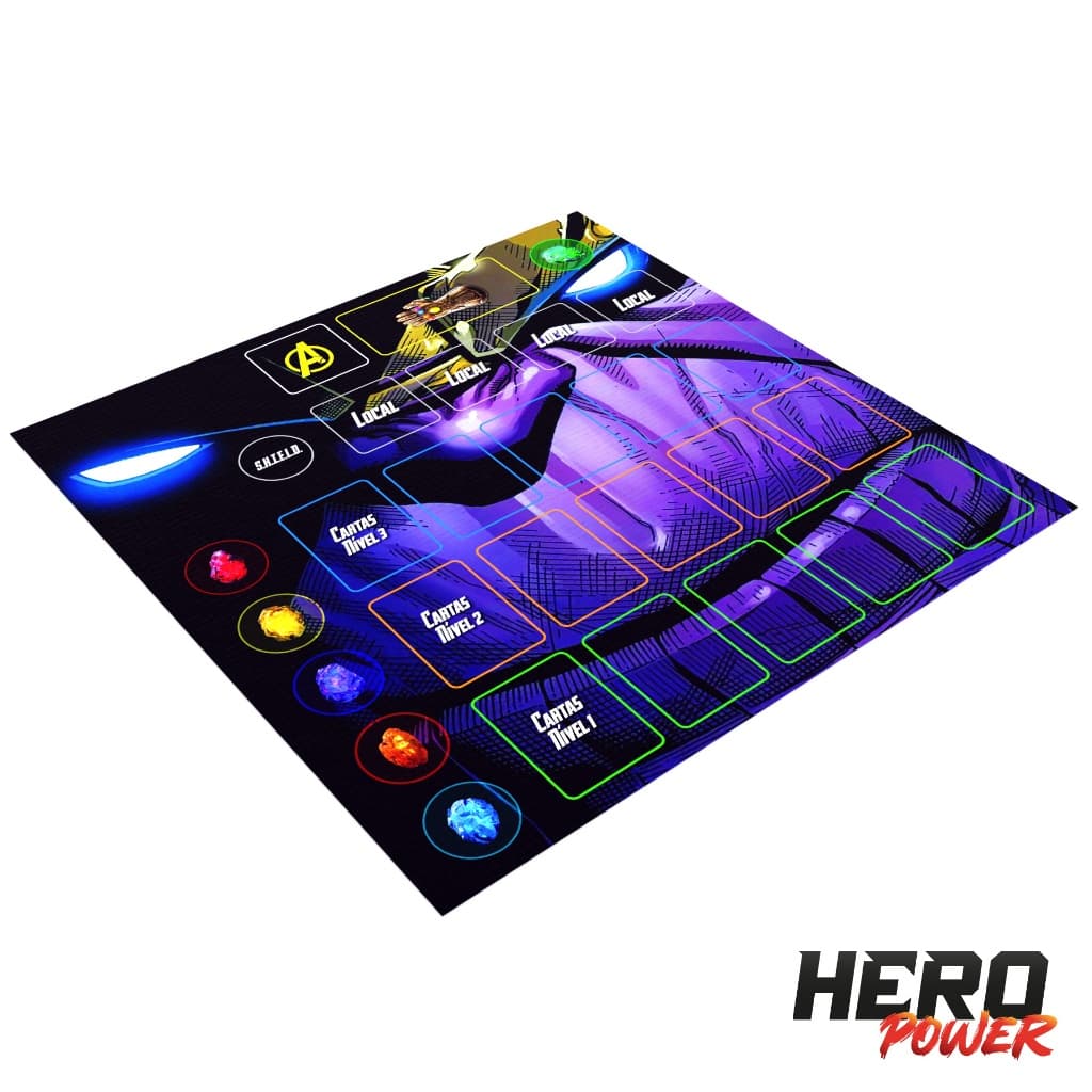 Playmat Splendor Marvel Central e Jogadores