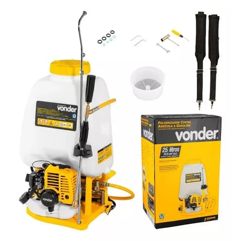 Pulverizador Costal Gasolina Motor 2 Tempos 25 Litros Vonder
