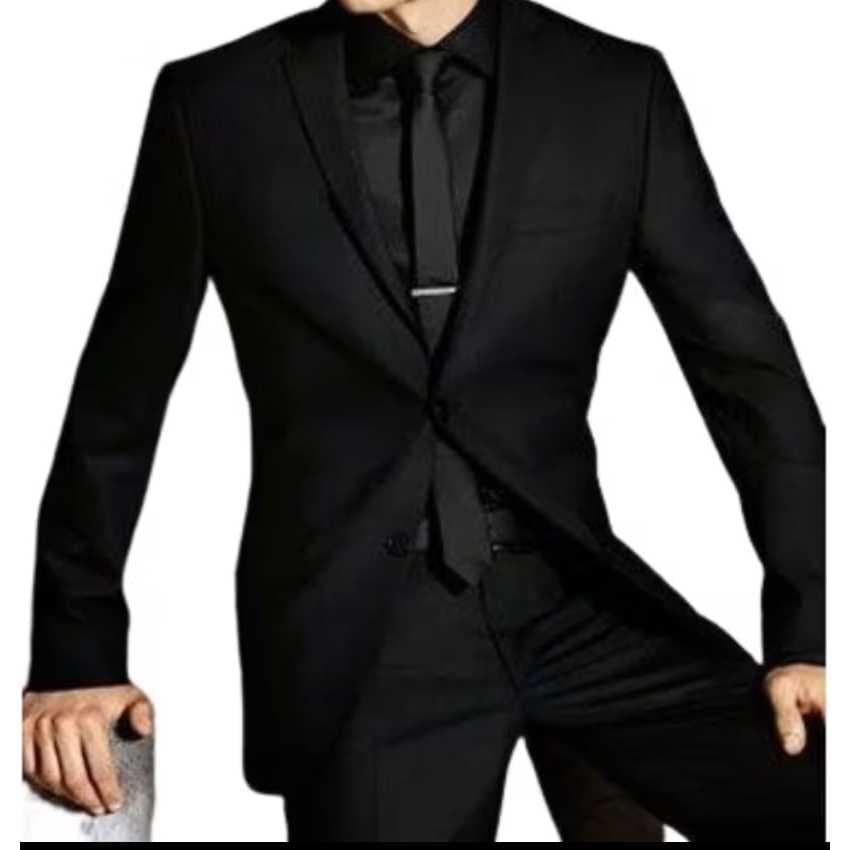 Terno Masculino  Oxford Euro Gramatura - 180 - Grosso Completo Paletó + Calça + Colete + Camisa (Camisa Preta ou Branca)