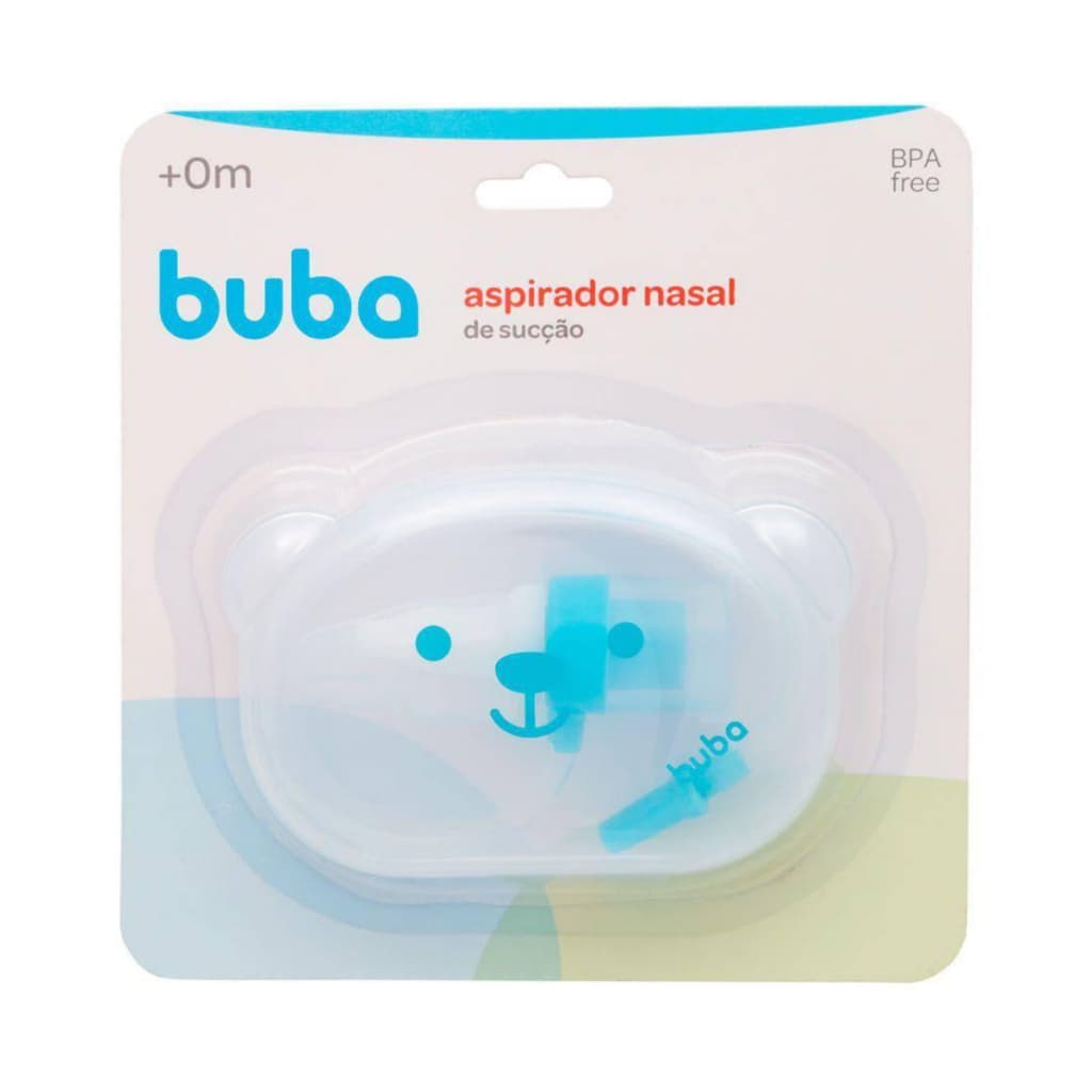 Aspirador Nasal De Sucção Infantil Com Estojo De Ursinho 0+ Meses Da Buba