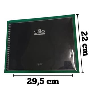 Capa Para Caderno Cartografia 59,5x22 Cores Goodie Kit 5 Unidades