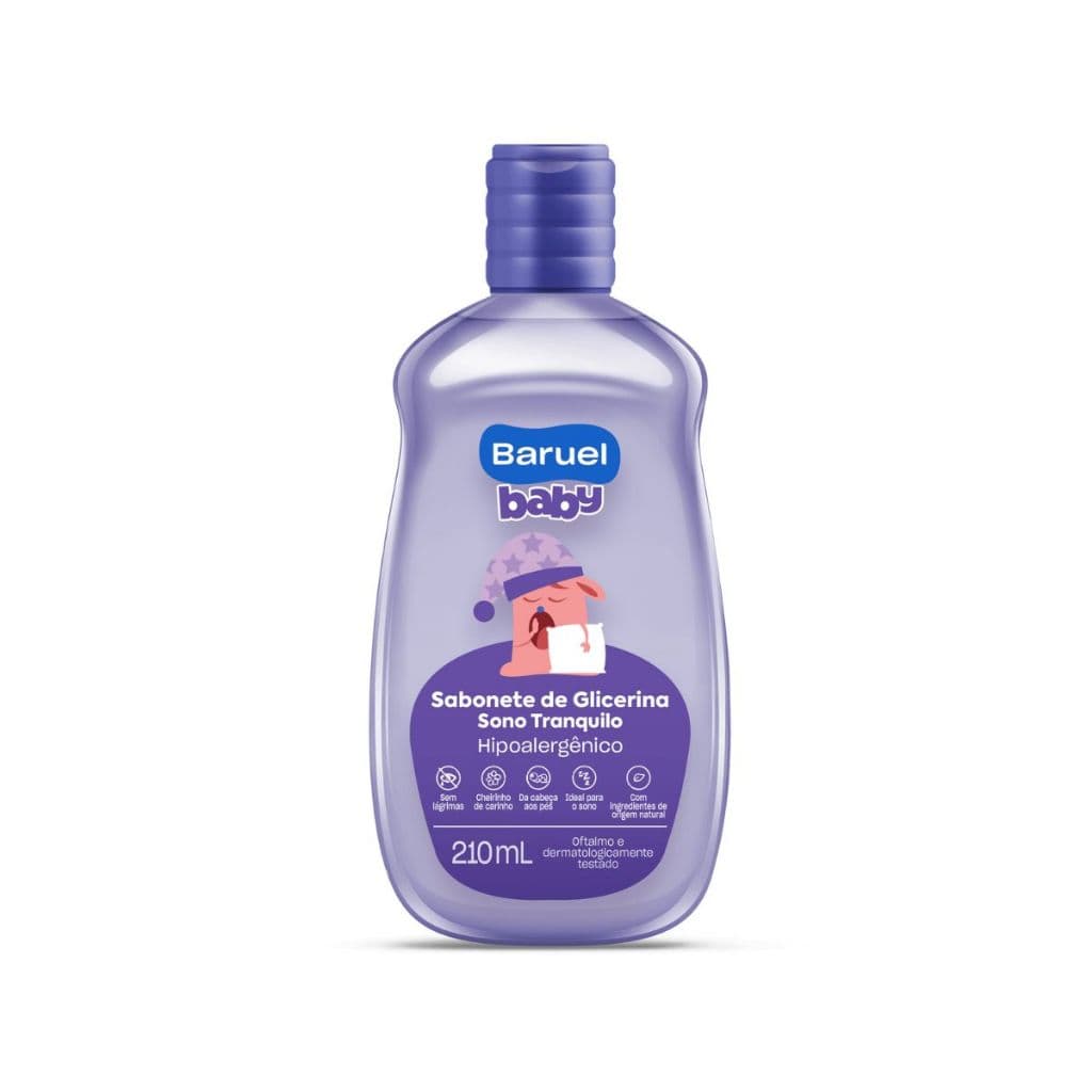 Sabonete Liquido Sono Tranquilo Baruel Baby 210ml