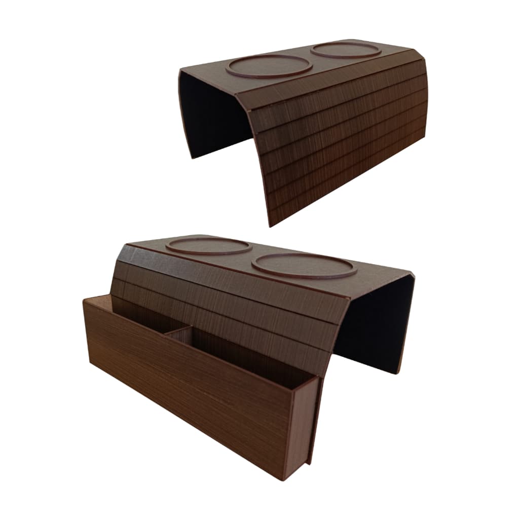 Conjunto Porta Copo e Porta Controle Decoração Sofa 2 Unidades