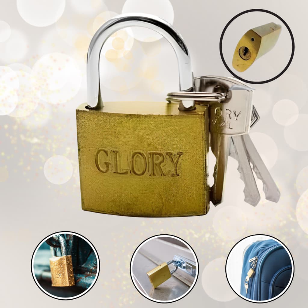 Cadeado Individual Pequeno Com 2 Chaves Pequeno 20mm Antifurto Resistente Tranca Para Portão Janela Mala Armário
