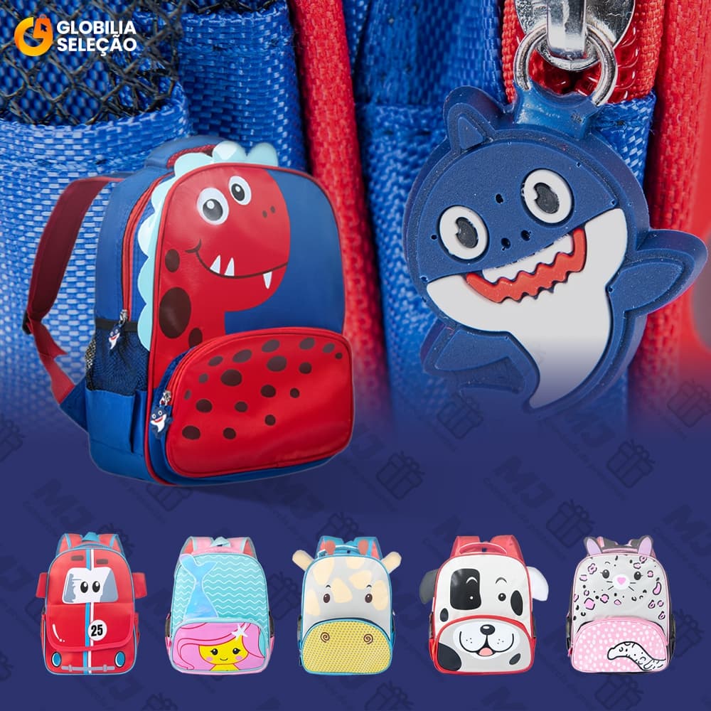 Mochila Infantil Escolar Menino Menina Bolsa Resistente Reforçada