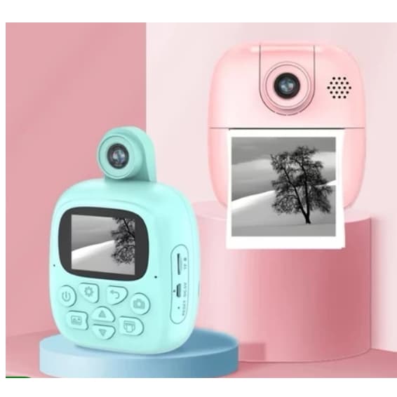 Camera Infantil Digital Fotografa E Filma Tira Foto Fdora Infantil Mini Maquina Fotografaprint