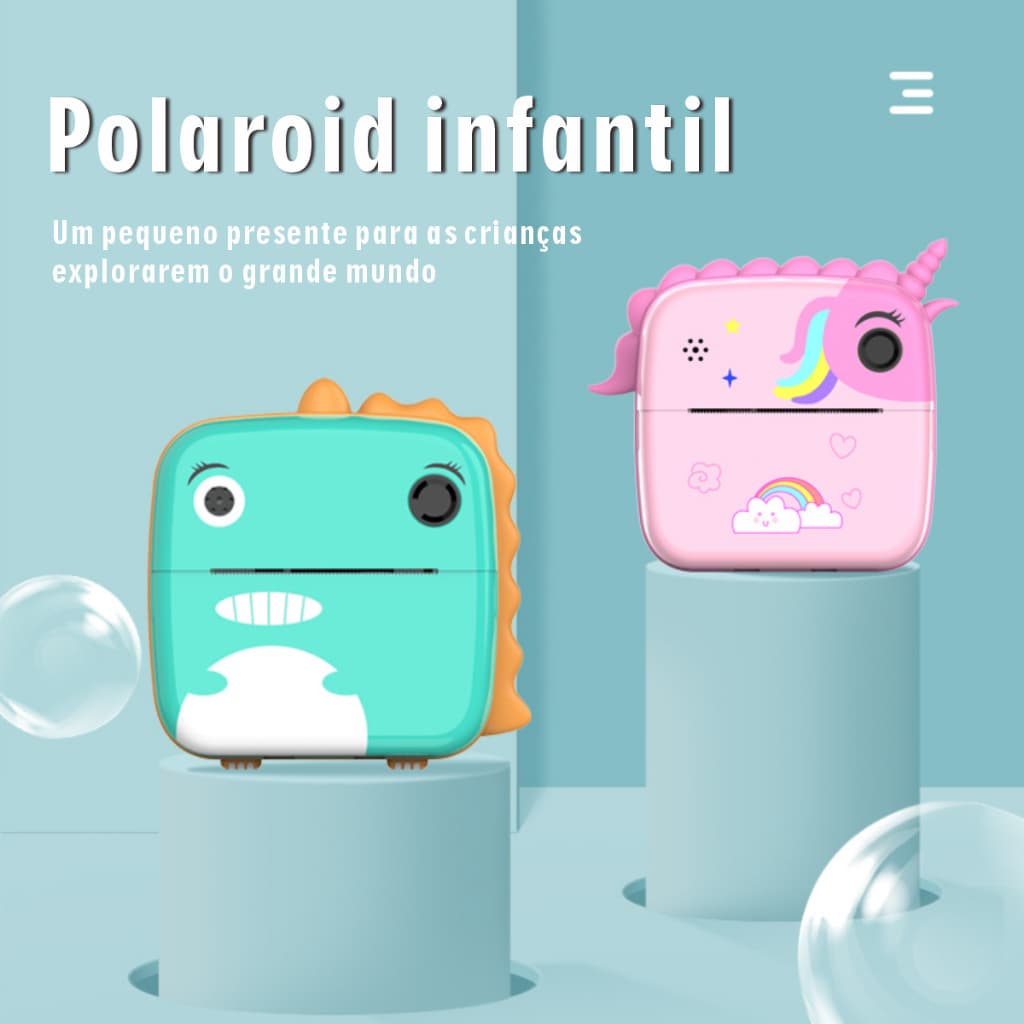 Câmera Infantil Digital  Recarregável Mini Câmera para Fotos e Vídeos, Presente Crianças DYJ-227