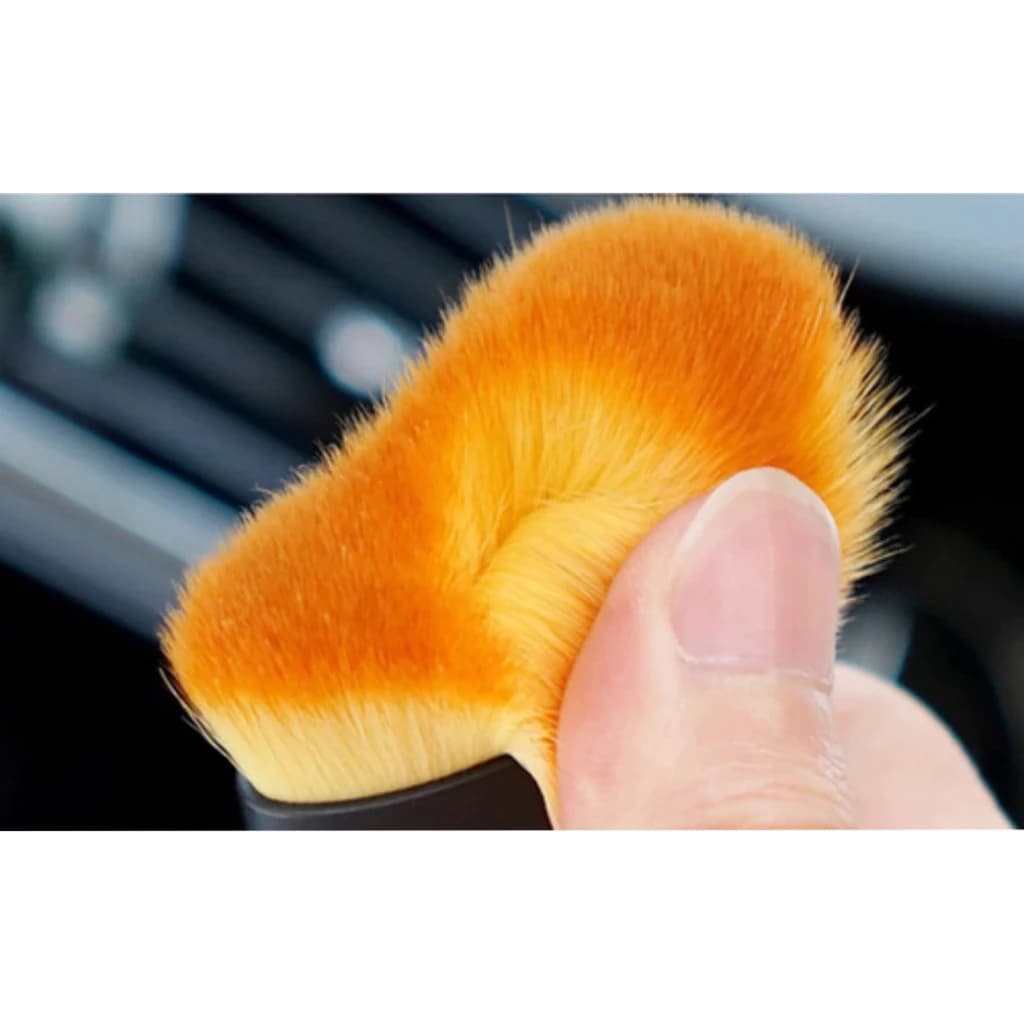 Escova Multifuncional 9.7x7x5.2 Para Maquiagem Carro Limpeza Pincel Macio Em Forma De Taça De Vinho