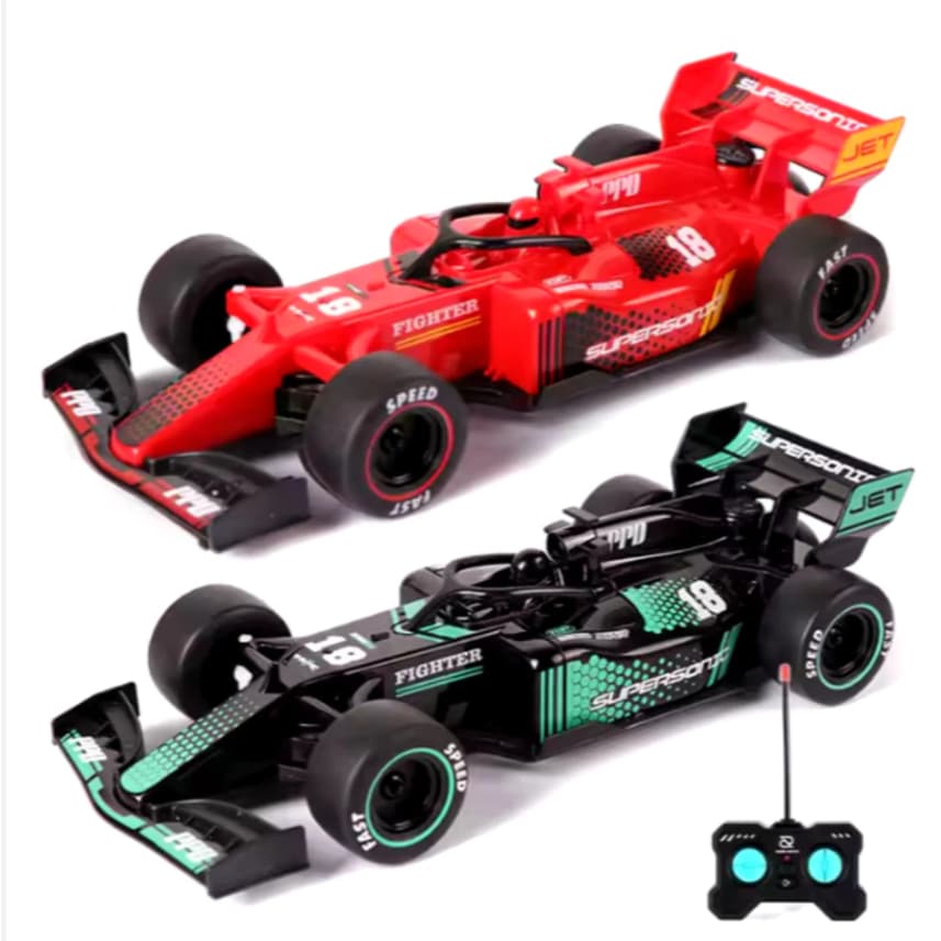 Carrinho Formula 1 Controle Remoto Recarregável Solta Fumaça