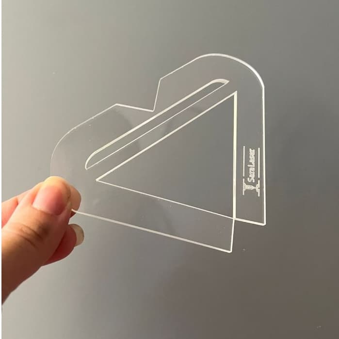 Fio de Cabelo Coração em Acrílico - Canto perfeito na encadernação