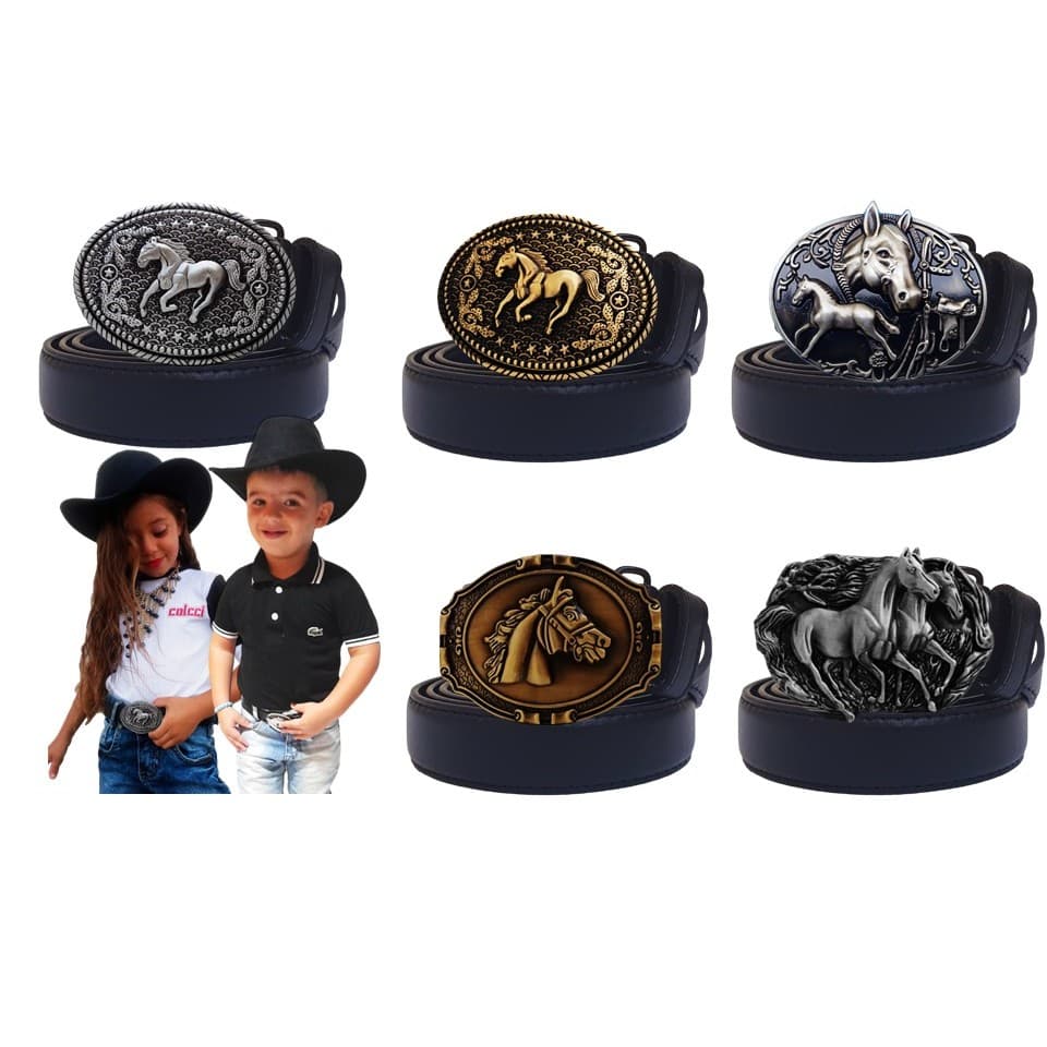 KIT 5 CINTO FIVELA COUNTRY ATACADO MODELOS VARIADOS INFANTIL BEBÊ COWBOY RODEIO CAVALO FESTA JUNINA CAVALGADA  UNISSEX