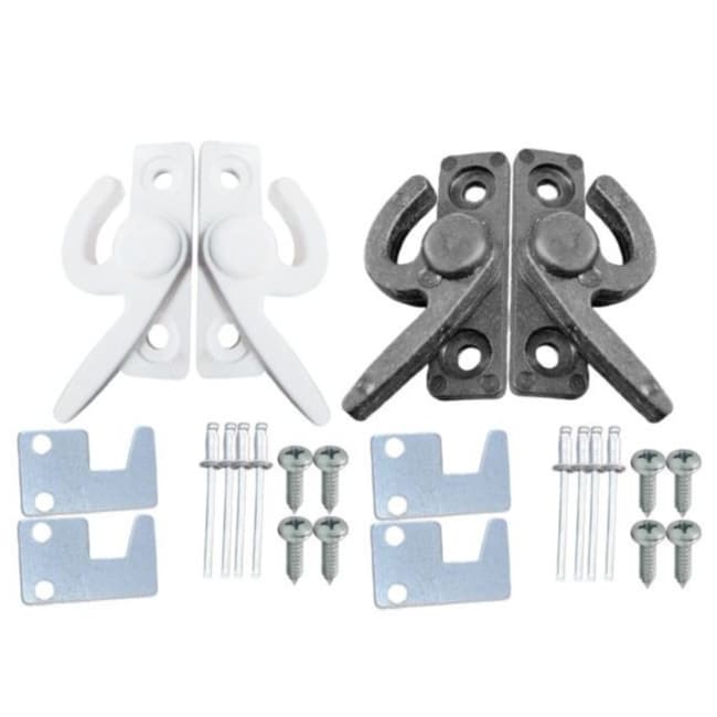 Trinco Fecho Caracol Meia Lua Japonês Janela Alumínio L-16 (par)