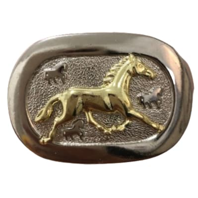 Fivela country cavalo infantil para cinto unissex cowboy cowgirl