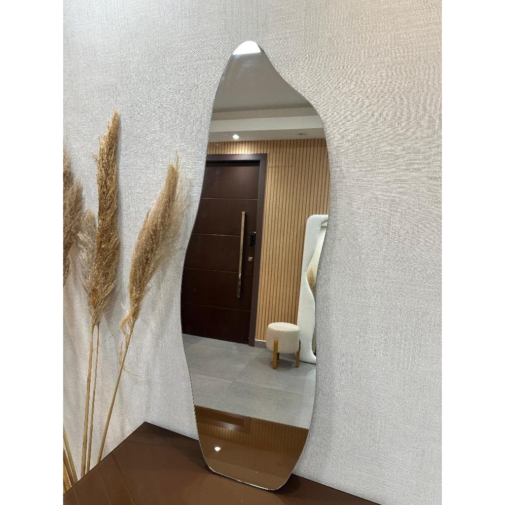Espelho Orgânico 115cm x 40cm Pinterest Polido lançamento Quarto Sala Banheiro Salão