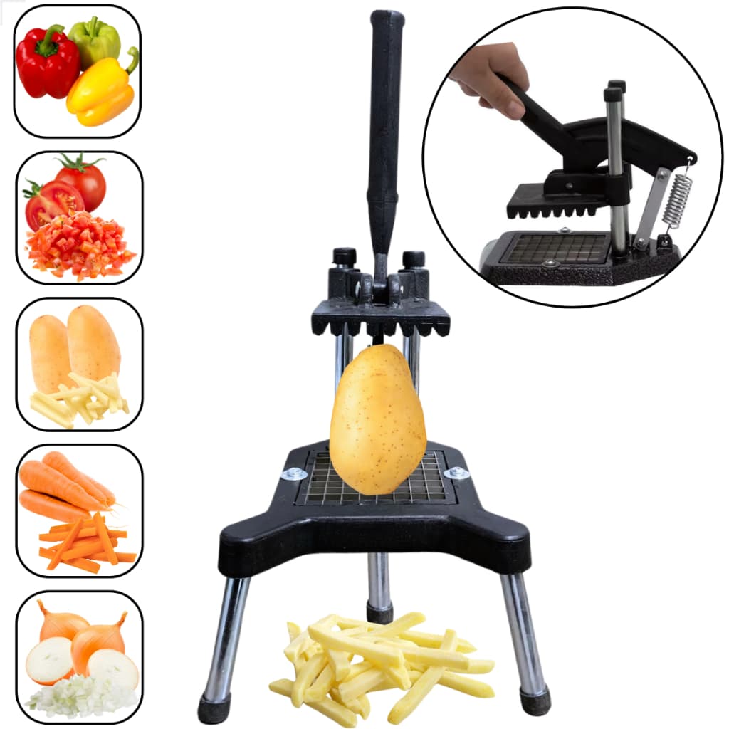 Picador de Legumes Industrial Fatiador Cabrita Batata Frutas Profissional