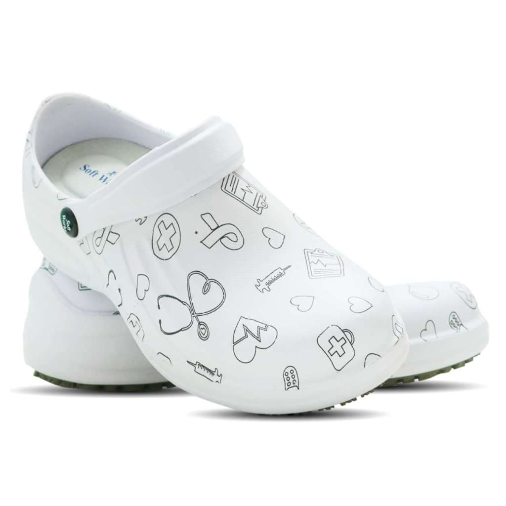 Calçado Babuche Enfermagem Com Palmilha Antiderrapante Impermeável Mameluko BB61