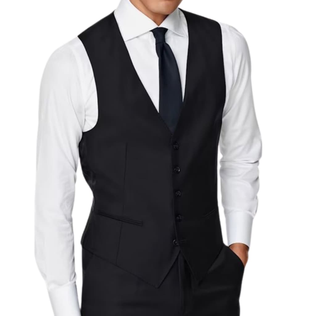 Colete Social Slim de Luxo Masculino Ajustável - Envio Imediato