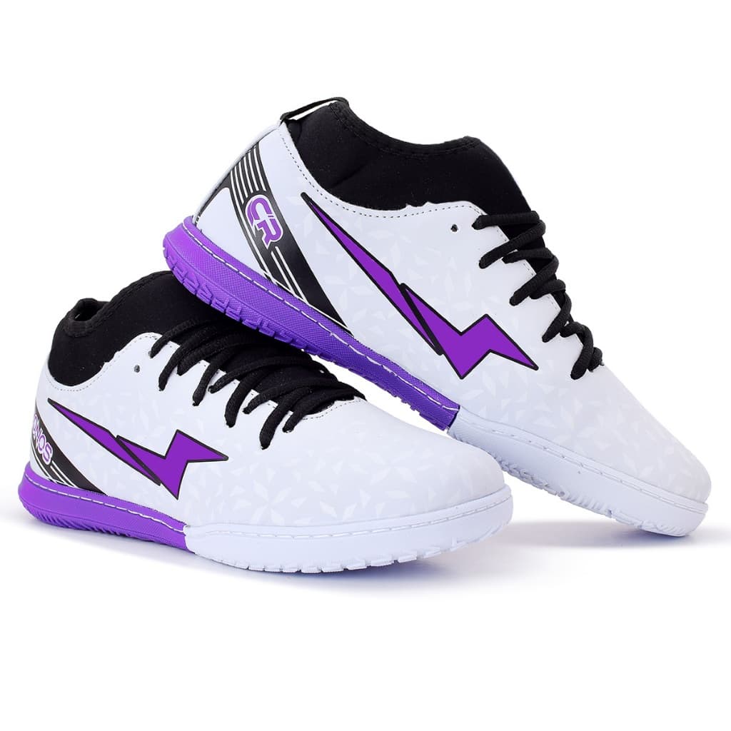 Chuteira Futsal Botinha Tenis Quadra Masculino Feminino Adulto Infantil Cronos Dynamics Cano Baixo