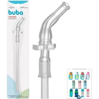 Canudo Em Silicone Macio Para Garrafas de Alumínio e Garrafas Térmicas da Buba