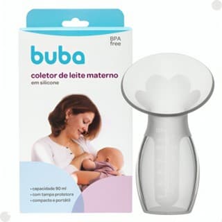 Coletor De Leite Materno Em Silicone 90ml Buba