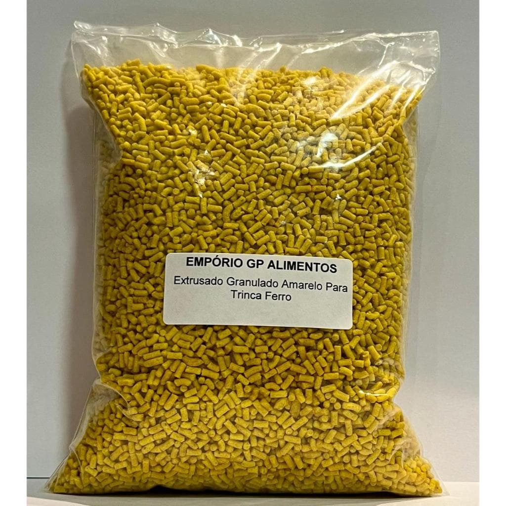 Ração Extrusado Granulado Amarelo Para Trinca Ferro 1kg