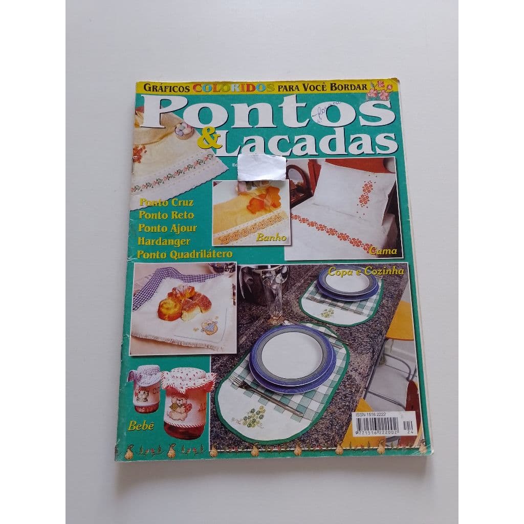 Revista Pontos & Laçados Ponto Cruz Copa E Cozinha Ab915 (Usado)