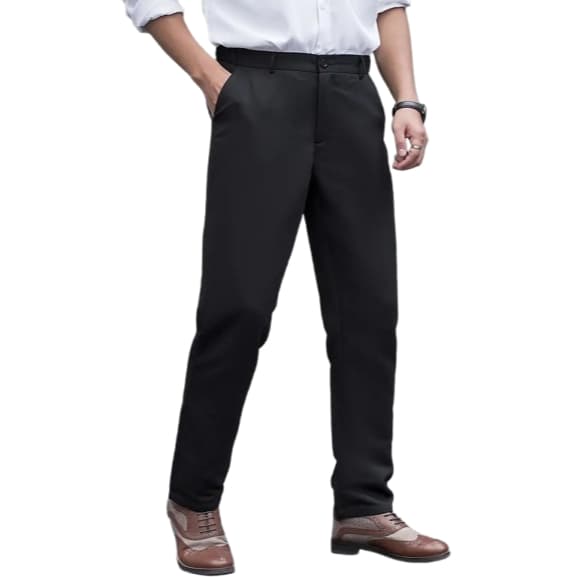 Calça Social Masculina Slim Oxford Preto Premium Conforto E Qualidade no Dia a Dia Coleção 2025
